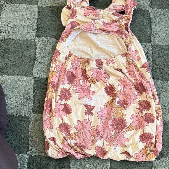 Kate Quinn Pink Floral Kids One Piece - Picture 4 of 6